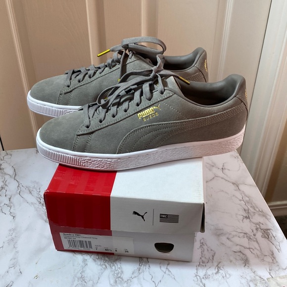 Sneakers Puma Tmc 12 Puma TMC Hussle Way Suede Men Size Women Size 10 Gray  Charcoal